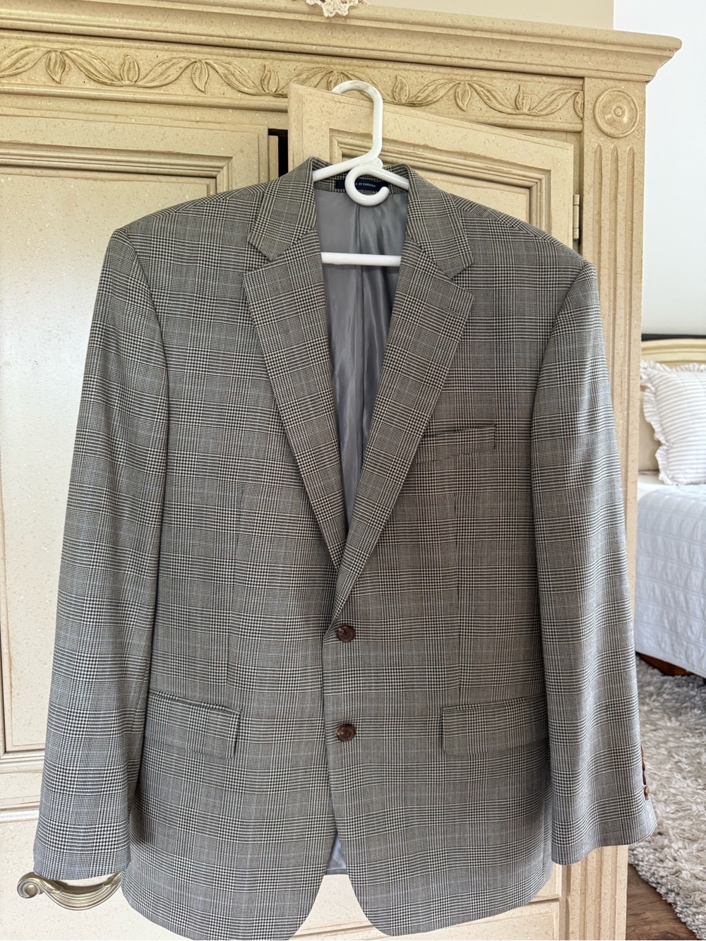 Ralph Lauren Linen/Silk 2 Button Suit
